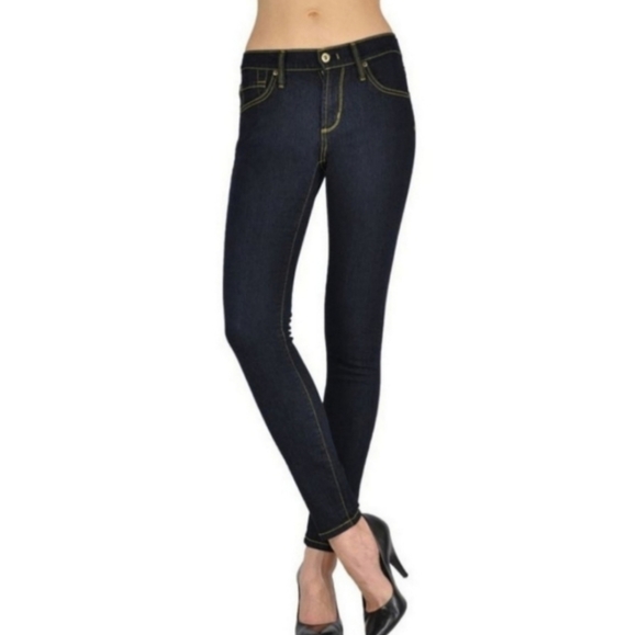 NWT James Jeans Twiggy Black Cat Skinny 32 L XL - Picture 1 of 3